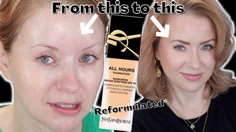 Reformulated YSL All Hours foundation review : .